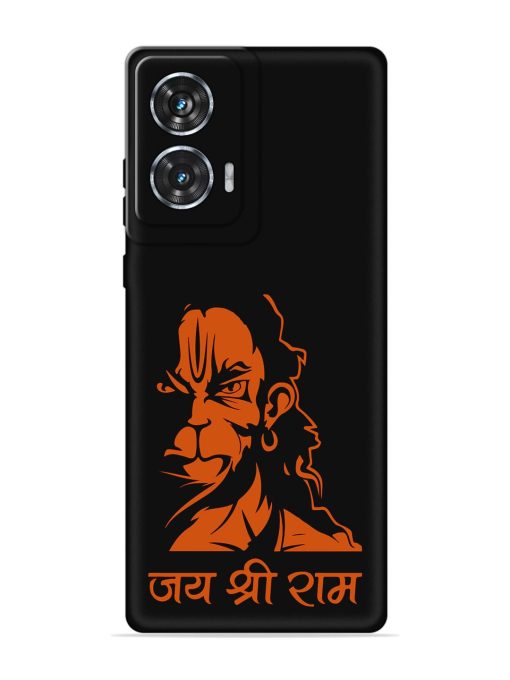 Angry Hanuman Embossed Soft Silicone Case for Motorola Moto Edge 50 Fusion (5G) Zapvi