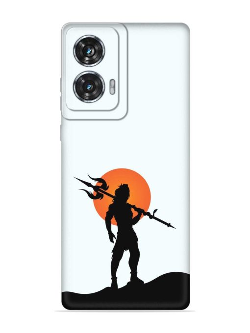 Lord Mahadev Trendy Embossed Soft Silicone Case for Motorola Moto Edge 50 Fusion (5G)