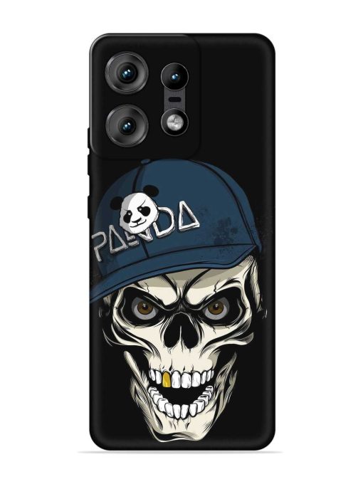 Panda Skull Embossed Soft Silicone Case for Motorola Moto Edge 50 Pro (5G) Zapvi