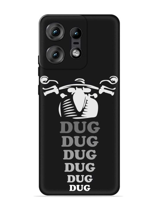 Dug Dug Dug Embossed Soft Silicone Case for Motorola Moto Edge 50 Pro (5G) Zapvi