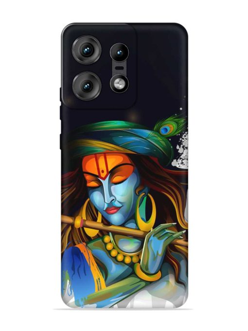 Krishna Art Embossed Soft Silicone Case for Motorola Moto Edge 50 Pro (5G) Zapvi