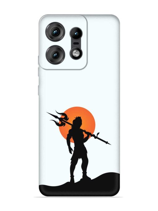 Lord Mahadev Trendy Embossed Soft Silicone Case for Motorola Moto Edge 50 Pro (5G)