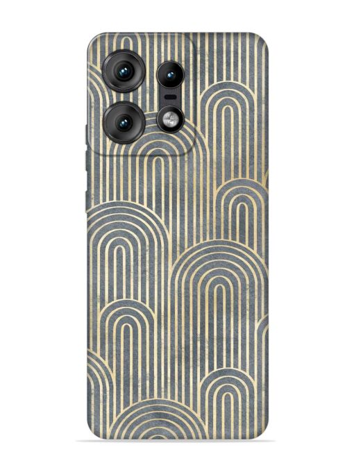 Art Deco Style Embossed Soft Silicone Case for Motorola Moto Edge 50 Pro (5G) Zapvi