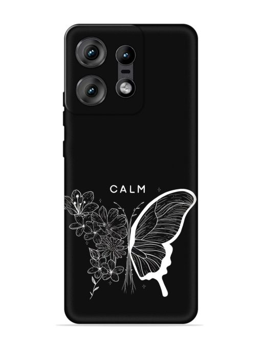 Calm Embossed Soft Silicone Case for Motorola Moto Edge 50 Pro (5G)