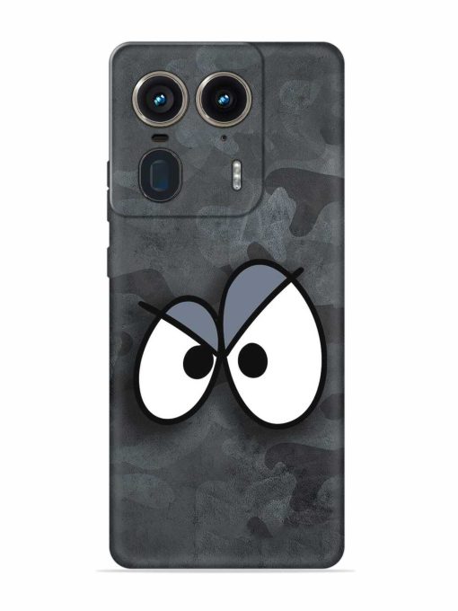 Big Eyes Night Mode Embossed Soft Silicone Case for Motorola Moto Edge 50 Ultra (5G) Zapvi