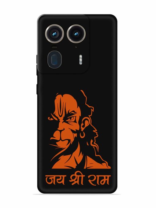 Angry Hanuman Embossed Soft Silicone Case for Motorola Moto Edge 50 Ultra (5G) Zapvi