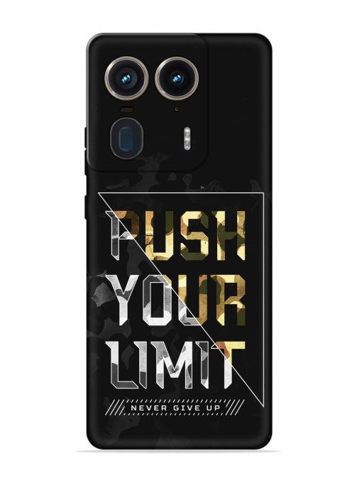 Push Your Limits Embossed Soft Silicone Case for Motorola Moto Edge 50 Ultra (5G) Zapvi