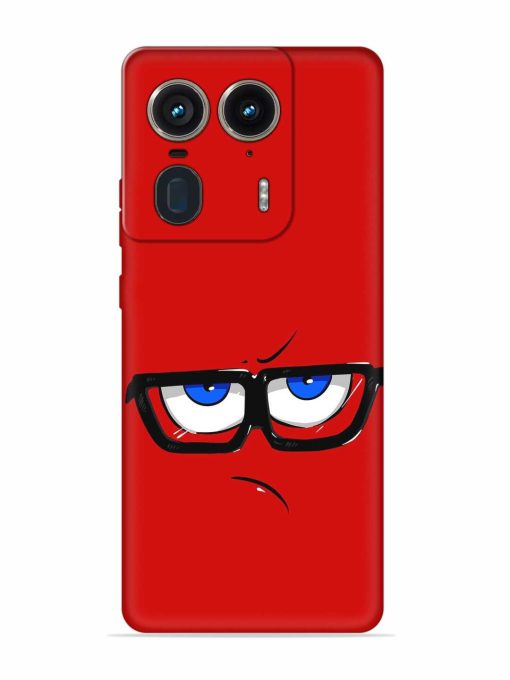 Rad Angry Face Embossed Soft Silicone Case for Motorola Moto Edge 50 Ultra (5G) Zapvi