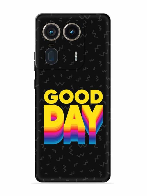 Good Day Embossed Soft Silicone Case for Motorola Moto Edge 50 Ultra (5G) Zapvi