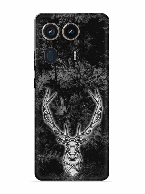 Ancient Deer Embossed Soft Silicone Case for Motorola Moto Edge 50 Ultra (5G) Zapvi