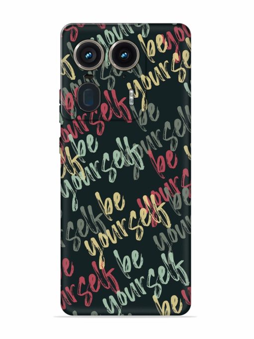 Yourself Seamless Embossed Soft Silicone Case for Motorola Moto Edge 50 Ultra (5G) Zapvi