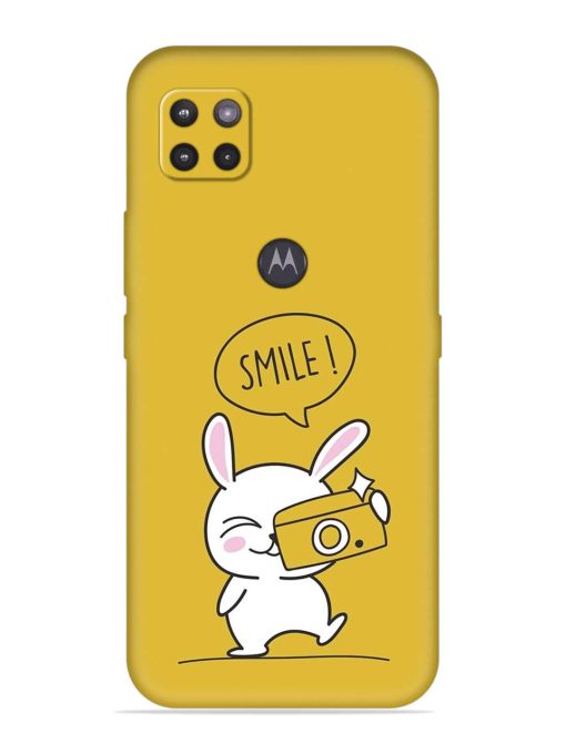 Hey Smile Please Embossed Soft Silicone Case for Motorola Moto G Zapvi