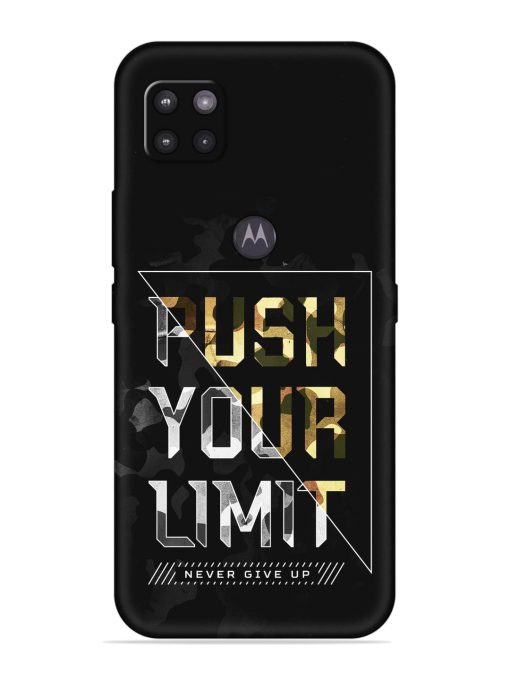 Push Your Limits Embossed Soft Silicone Case for Motorola Moto G Zapvi