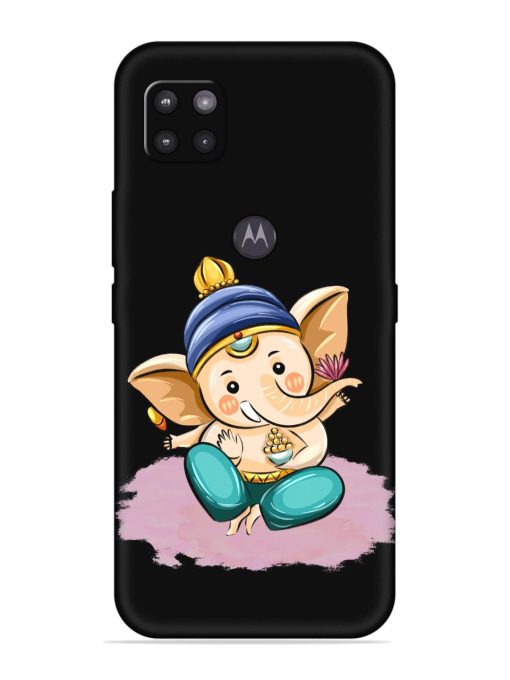 Bal Ganesh Vector Art Embossed Soft Silicone Case for Motorola Moto G Zapvi