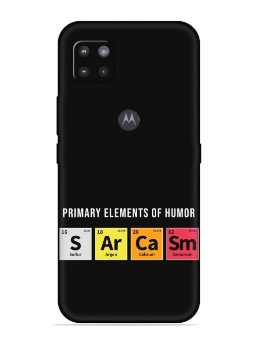 Primary Elements Humor Embossed Soft Silicone Case for Motorola Moto G Zapvi