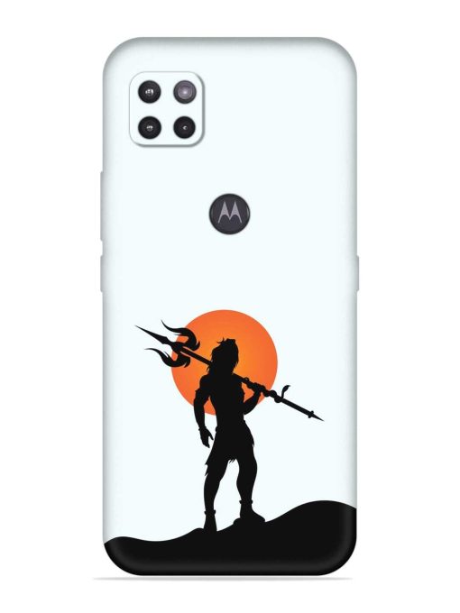 Lord Mahadev Trendy Embossed Soft Silicone Case for Motorola Moto G Zapvi