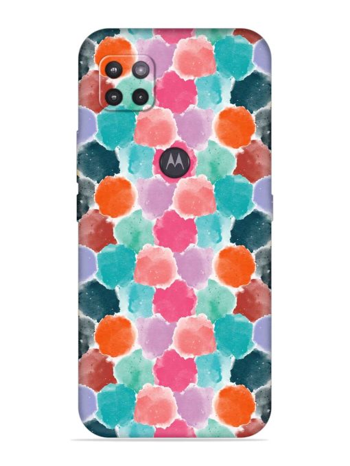 Colorful Seamless Pattern Embossed Soft Silicone Case for Motorola Moto G