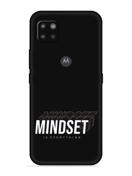 Mindset Everything Slogan Embossed Soft Silicone Case for Motorola Moto G