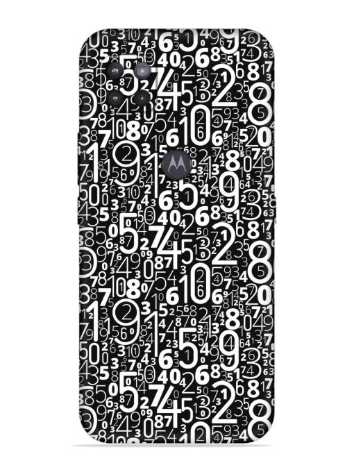 Many Numbers Different Embossed Soft Silicone Case for Motorola Moto G