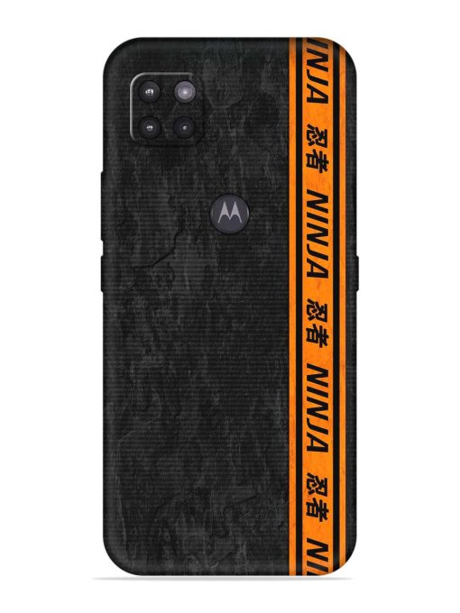 Ninja Srtips Embossed Soft Silicone Case for Motorola Moto G