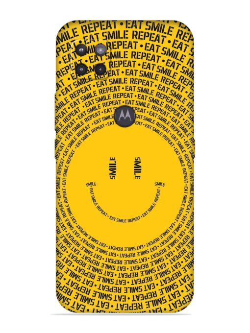 Smiley Embossed Soft Silicone Case for Motorola Moto G Zapvi