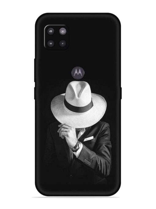 Men Under Hat Embossed Soft Silicone Case for Motorola Moto G