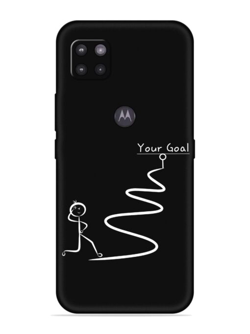 Your Goal Embossed Soft Silicone Case for Motorola Moto G Zapvi