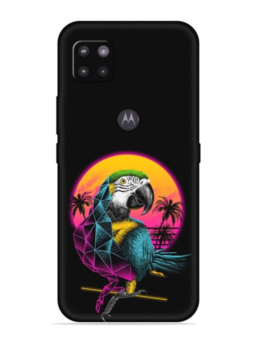 Rad Parrot Embossed Soft Silicone Case for Motorola Moto G Zapvi