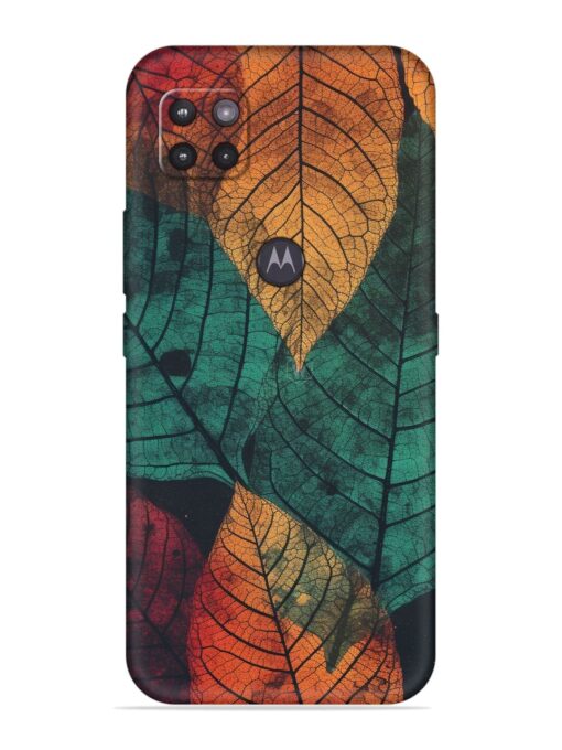 Leaves Artwork Embossed Soft Silicone Case for Motorola Moto G