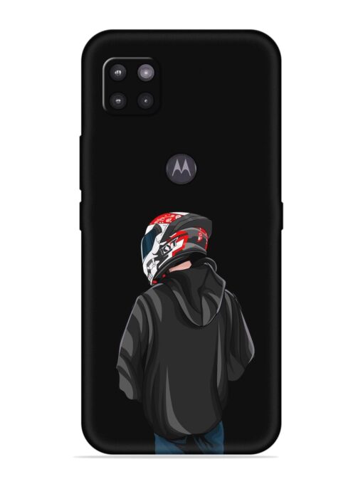 Motorcycle Rider Embossed Soft Silicone Case for Motorola Moto G Zapvi