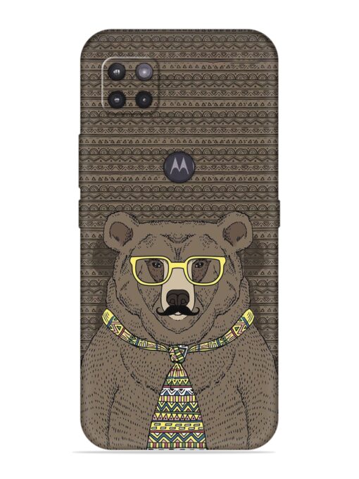 Grizzly Bear Embossed Soft Silicone Case for Motorola Moto G Zapvi