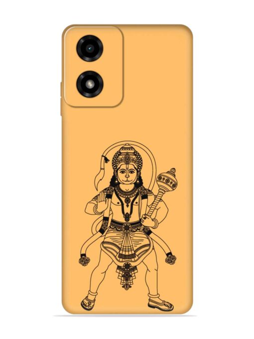 Indian God Hanuman Embossed Soft Silicone Case for Motorola Moto G04 Zapvi