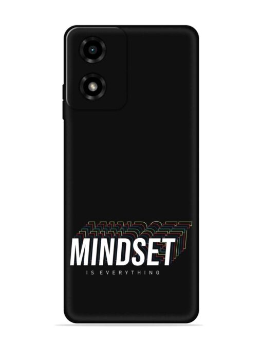 Mindset Everything Slogan Embossed Soft Silicone Case for Motorola Moto G04 Zapvi