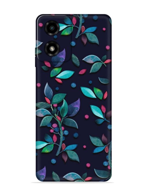 Decorative Watercolor Flower Embossed Soft Silicone Case for Motorola Moto G04 Zapvi