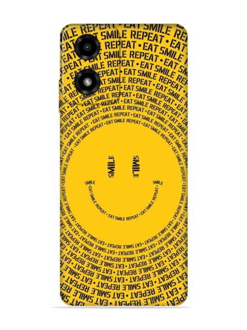 Smiley Embossed Soft Silicone Case for Motorola Moto G04 Zapvi