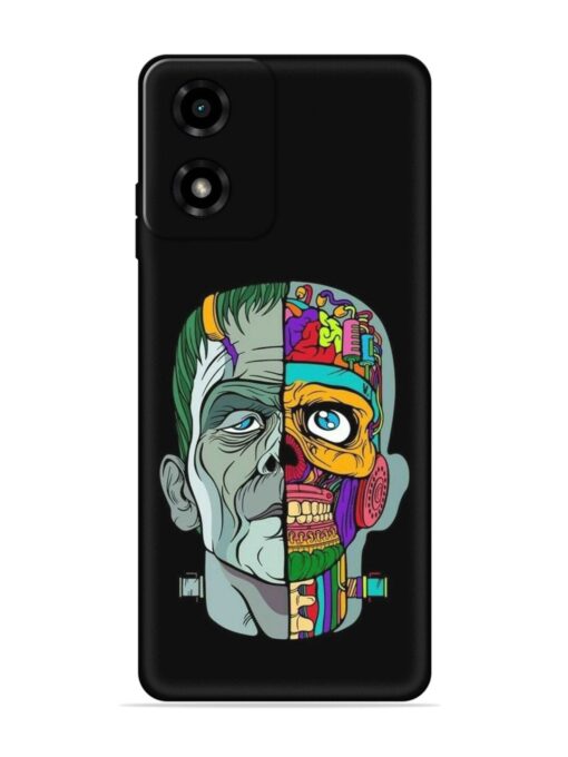 Men Vs Skull Embossed Soft Silicone Case for Motorola Moto G04 Zapvi