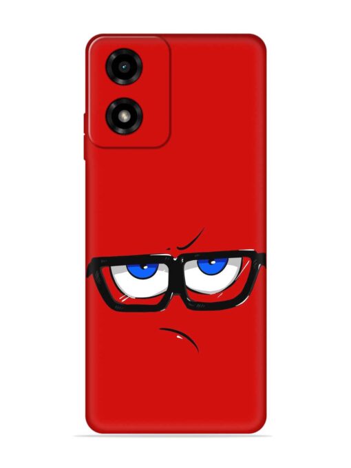 Rad Angry Face Embossed Soft Silicone Case for Motorola Moto G04S