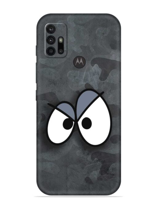 Big Eyes Night Mode Embossed Soft Silicone Case for Motorola Moto G10 Zapvi