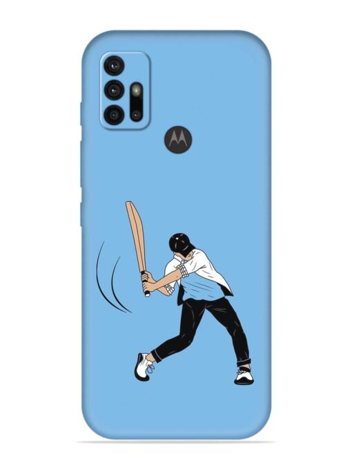 Cricket Gully Boy Embossed Soft Silicone Case for Motorola Moto G10 Zapvi