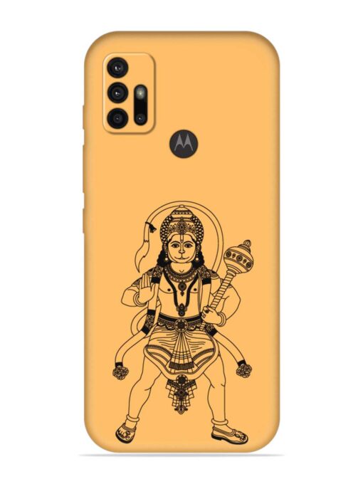 Indian God Hanuman Embossed Soft Silicone Case for Motorola Moto G10