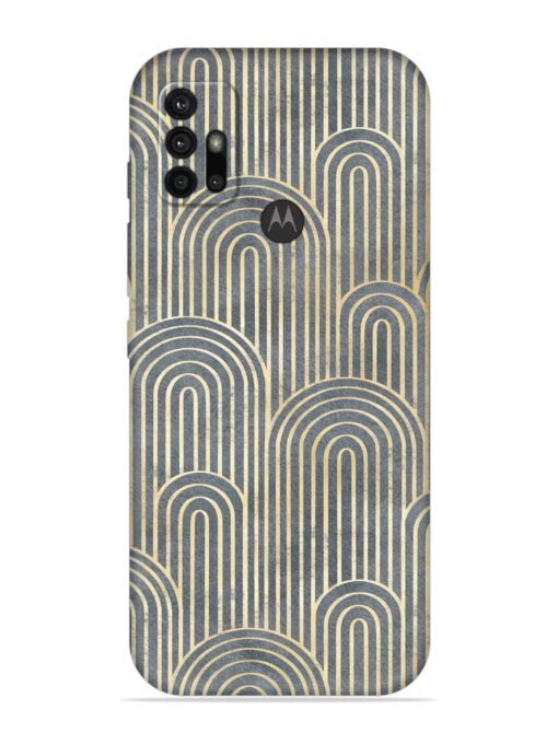 Art Deco Style Embossed Soft Silicone Case for Motorola Moto G10 Zapvi