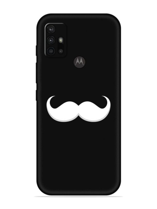 Mustache Vector Embossed Soft Silicone Case for Motorola Moto G10