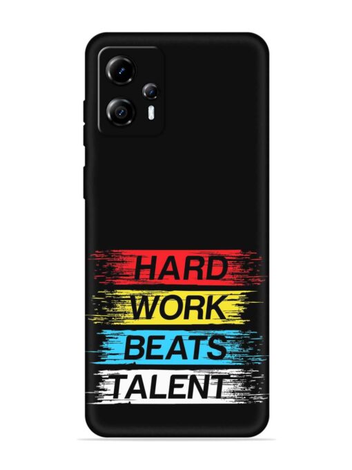 Hard Work Beats Embossed Soft Silicone Case for Motorola Moto G13 Zapvi