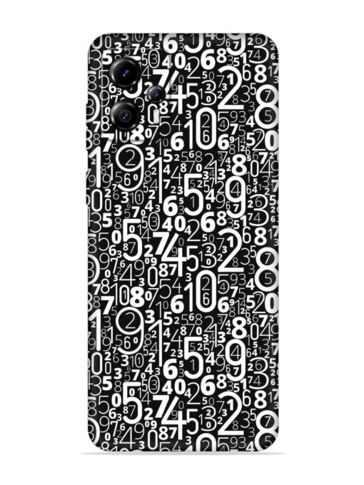 Many Numbers Different Embossed Soft Silicone Case for Motorola Moto G13 Zapvi