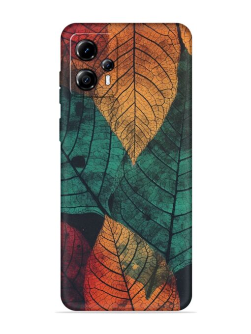 Leaves Artwork Embossed Soft Silicone Case for Motorola Moto G13 Zapvi