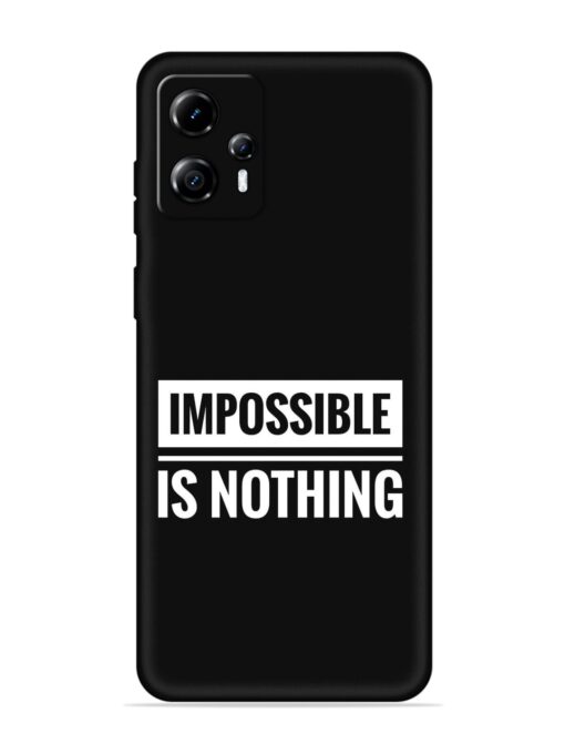 Impossible Is Nothing Embossed Soft Silicone Case for Motorola Moto G13 Zapvi