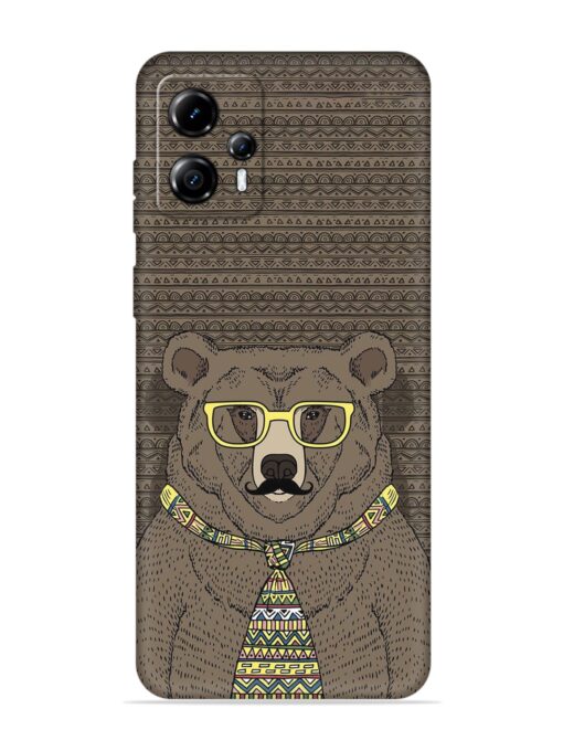 Grizzly Bear Embossed Soft Silicone Case for Motorola Moto G13 Zapvi