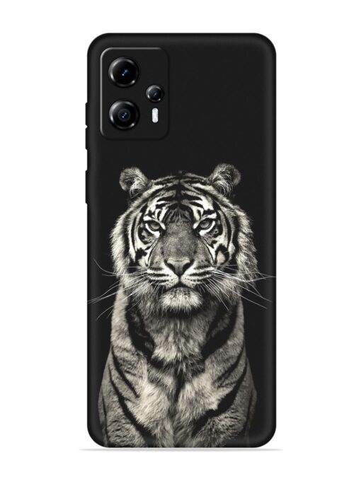 Tiger Art Embossed Soft Silicone Case for Motorola Moto G13 Zapvi