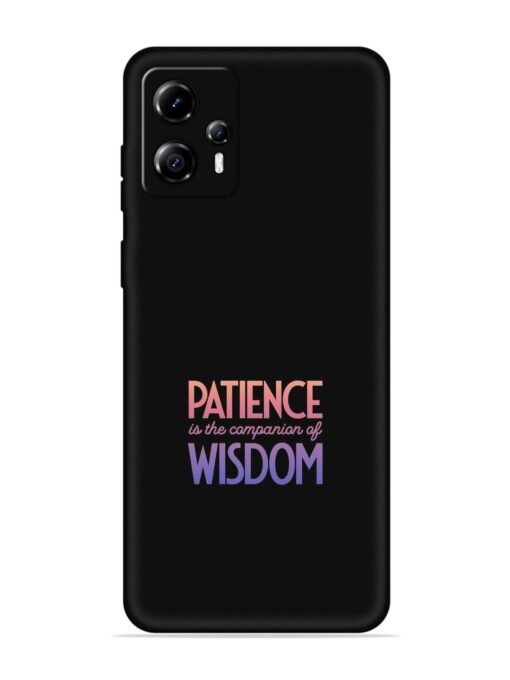 Patience Is The Embossed Soft Silicone Case for Motorola Moto G13 Zapvi