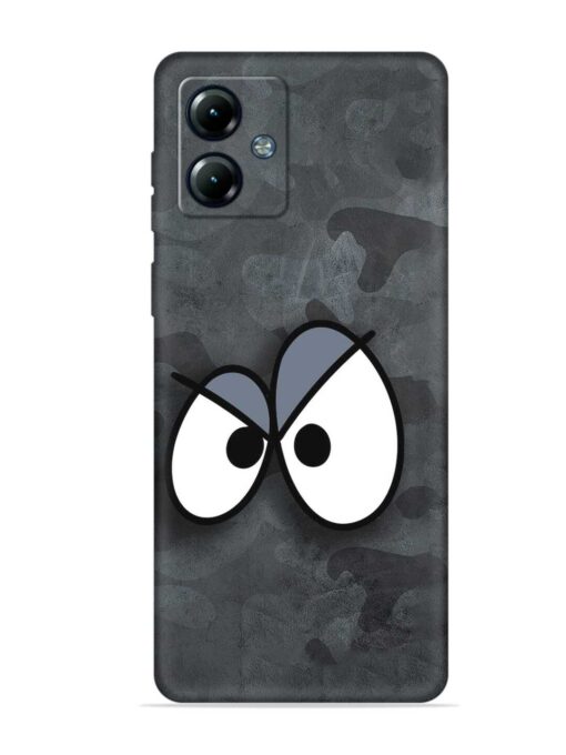 Big Eyes Night Mode Embossed Soft Silicone Case for Motorola Moto G14 Zapvi